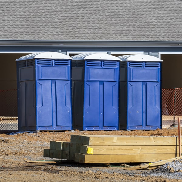 how can i report damages or issues with the portable toilets during my rental period in South Hero VT